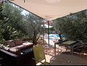 Apartmanok Olive Garden - swimming pool: A1(4), A2(4), A3(4), SA4(2), SA5(2) Biograd - Riviera Biograd  - közös terasz