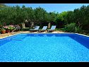 Házak a pihenésre Vojo - private swimming pool: H(4) Bol - Brac sziget  - Horvátország  - nyitott medence (ház és környéke)