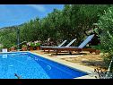 Házak a pihenésre Vojo - private swimming pool: H(4) Bol - Brac sziget  - Horvátország  - nyitott medence (ház és környéke)
