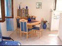 Apartmanok Dinka - cosy & pet friendly: A1(6), A2(4) Mirca - Brac sziget  - Apartman - A2(4): ebédlő