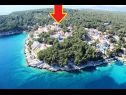 Apartmanok Deni - 70m from beach: A1(4+1) Öböl Osibova (Milna) - Brac sziget  - Horvátország  - ház
