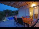 Házak a pihenésre Tonko - open pool: H(4+1) Postira - Brac sziget  - Horvátország  - H(4+1): terasz