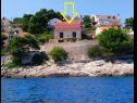 Apartmanok és szobák Ref - 20 m from sea : 1 - A1(4+1), 2 - A2(2+1), 3 - R1(2), 4 - R2(2) Öböl Puntinak (Selca) - Brac sziget  - Horvátország  - ház
