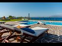Házak a pihenésre Ivan - open pool: H(6+4) Supetar - Brac sziget  - Horvátország  - medence