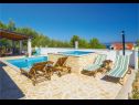 Házak a pihenésre Kristiana - open swimming pool: H(7) Supetar - Brac sziget  - Horvátország  - medence