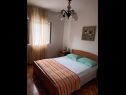 Apartmanok Bor - cosy & afordable: A1(3) Supetar - Brac sziget  - Apartman - A1(3): hálószoba