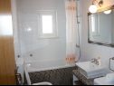 Apartmanok Anda - sea view: B1(4), B2(4), C(4+1) Mastrinka - Ciovo sziget  - Apartman - B2(4): fürdőszoba toalettel