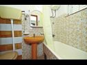 Apartmanok Hazi 1 - 150m from sea: A1 Trogir(4+2), A2 Mastrinka(4+2) Mastrinka - Ciovo sziget  - Apartman - A2 Mastrinka(4+2): fürdőszoba toalettel