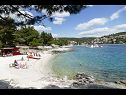 Apartmanok Milena - beautiful & close to the beach: A1(5) Okrug Gornji - Ciovo sziget  - strand