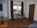 Apartmanok Aurelius - relaxing with gorgeous view A1 Luce (4+2), A2 Marin(2+2), A3 Maja(4+2), A4 Duje(2+2) Okrug Gornji - Ciovo sziget  - Apartman - A3 Maja(4+2): ebédlő
