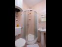 Apartmanok Mat - free parking: A1(3), A2(3), A3(2) Mlini - Riviera Dubrovnik  - Apartmanstudió - A3(2): fürdőszoba toalettel