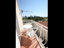 Apartmanok Nikola - free parking A11(4+1), A12(4) Mlini - Riviera Dubrovnik  - Apartman - A12(4): balkon