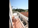 Apartmanok Nikola - free parking A11(4+1), A12(4) Mlini - Riviera Dubrovnik  - Apartman - A12(4): balkon