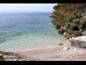 Apartmanok Mateo - by the beach; A1 Delia(5), A2 Mateo(4), A3 Mini(3+2) Öböl Skozanje (Gdinj) - Hvar sziget  - Horvátország  - strand