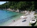 Apartmanok Mateo - by the beach; A1 Delia(5), A2 Mateo(4), A3 Mini(3+2) Öböl Skozanje (Gdinj) - Hvar sziget  - Horvátország  - strand