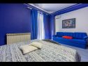 Apartmanok Mila - in blue: A1(4+2), A2(5+1), A3(4+2) Banjole - Isztrián  - Apartman - A2(5+1): hálószoba