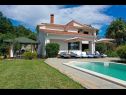 Házak a pihenésre Martina - large luxury villa: H(8+2) Labin - Isztrián  - Horvátország  - medence