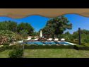 Házak a pihenésre Kova - private pool: H(8+2) Liznjan - Isztrián  - Horvátország  - medence (ház és környéke)