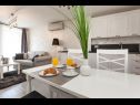 Apartmanok Regent 2 - exclusive location: A1(2+2), SA(2) Rovinj - Isztrián  - Apartman - A1(2+2): ebédlő