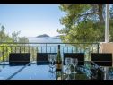 Házak a pihenésre Momento - peaceful resort : H(10) Blato - Korcula sziget  - Horvátország  - H(10): a terasz kilátása