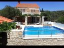 Házak a pihenésre Gradina 1 - private pool: H(10+2) Öböl Gradina (Vela Luka) - Korcula sziget  - Horvátország  - H(10+2): ház