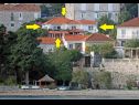 Apartmanok Vedro - 50 m from sea: 1- Red(4+1), 2 - Purple(2+1), 3 - Blue(2), 4 - Green(2+2) Korcula - Korcula sziget  - ház