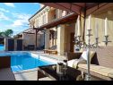 Házak a pihenésre Berna 2 - pool house: H(6+1) Malinska - Krk sziget  - Horvátország  - ház
