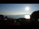 Apartmanok Mirjana: sea view & balcony: A1 MN (2+1), A2 JN (2+1) Baska Voda - Riviera Makarska  - kilátás