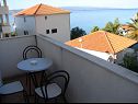 Apartmanok Eddie - 80m from the sea A1(4+2), A2(2+1) Baska Voda - Riviera Makarska  - Apartman - A2(2+1): balkon