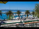 Apartmanok Rilka - 20m from the sea: A1(4) Baska Voda - Riviera Makarska  - kilátás a tengerre (ház és környéke)