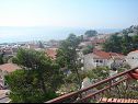 Apartmanok és szobák Roza - 200 m from sea : A1(5), A2(4+2), R1(2), R2(2) Baska Voda - Riviera Makarska  - kilátás (ház és környéke)