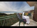 Apartmanok Panorama - terrace with sea view: A1(4) Brela - Riviera Makarska  - ház