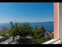 Apartmanok Ruze - 200 m from sea : A1(6+1), A2(8+1) Brela - Riviera Makarska  - Apartman - A2(8+1): kilátás