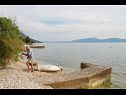 Apartmanok Sea View - cosy & comfortable: A2 Zaborke(4), A4 Somina(2+2) Brist - Riviera Makarska  - strand