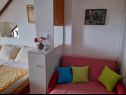 Apartmanok Danka - affordable and at the beach: SA1(2) Brist - Riviera Makarska  - Apartmanstudió - SA1(2): nappali