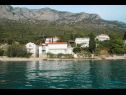 Apartmanok Sea View - cosy & comfortable: A2 Zaborke(4), A4 Somina(2+2) Brist - Riviera Makarska  - ház