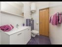 Apartmanok Ivi - 100 m from pebble beach: A1(2+2), A2(2+2), A3(2+2), A4(4+4), A5(2+2) Drasnice - Riviera Makarska  - Apartman - A1(2+2): fürdőszoba toalettel
