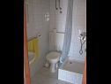 Apartmanok Nik - 50 M from the sea : A1(2+1), A2(2) Gradac - Riviera Makarska  - Apartman - A1(2+1): fürdőszoba toalettel