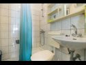 Apartmanok Mira - economy: A1(2+2), SA2(2), SA3(2) Igrane - Riviera Makarska  - Apartmanstudió - SA3(2): fürdőszoba toalettel