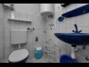 Apartmanok Vlatko - affordable & cosy: SA1(4), SA2(2+2), SA3(2+2) Krvavica - Riviera Makarska  - Apartmanstudió - SA1(4): fürdőszoba toalettel