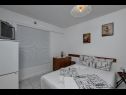 Apartmanok Vlatko - affordable & cosy: SA1(4), SA2(2+2), SA3(2+2) Krvavica - Riviera Makarska  - Apartmanstudió - SA1(4): hálószoba