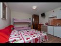 Apartmanok Vlatko - affordable & cosy: SA1(4), SA2(2+2), SA3(2+2) Krvavica - Riviera Makarska  - Apartmanstudió - SA3(2+2): konyha