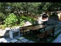 Apartmanok Sunny - quiet and relaxing A1(2+2), A2(2+1) Makarska - Riviera Makarska  - udvar