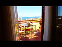 Apartmanok Bor - with great view: A1(4+2)Garbin, SA2(2)Levant Makarska - Riviera Makarska  - Apartman - A1(4+2)Garbin: a balkon kilátása