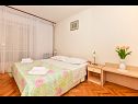 Apartmanok Pet - 300 m from beach: A1(5) Makarska - Riviera Makarska  - Apartman - A1(5): hálószoba
