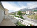Apartmanok Mila - 2 bedrooms and free parking: A4(4), A5(5) Makarska - Riviera Makarska  - Apartman - A4(4): balkon