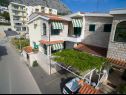 Apartmanok Palmina - comfort apartment: A1 veliki (6),  A2 žuti (4+1), A3 lila (2), SA4 bijeli (2) Makarska - Riviera Makarska  - ház