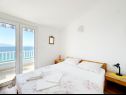 Apartmanok Tomo - 10 m from beach: A1(2+2), SA2(2) Zaostrog - Riviera Makarska  - Apartman - A1(2+2): hálószoba