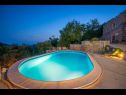 Házak a pihenésre Stone - pool house: H(4) Babino Polje - Mljet sziget  - Horvátország  - medence
