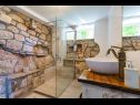 Házak a pihenésre Stone - pool house: H(4) Babino Polje - Mljet sziget  - Horvátország  - H(4): fürdőszoba toalettel
